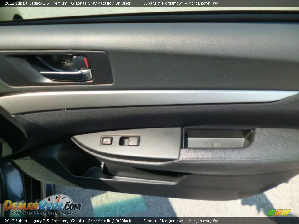 2012 Subaru Legacy 2.5i Premium Graphite Gray Metallic / Off Black Photo #13
