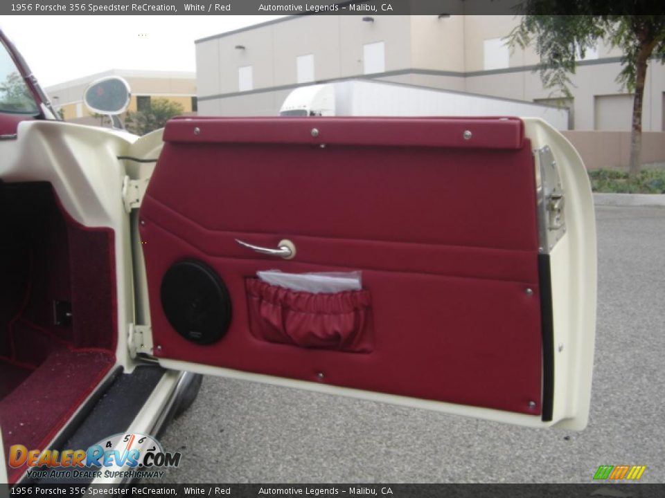 1956 Porsche 356 Speedster ReCreation White / Red Photo #13
