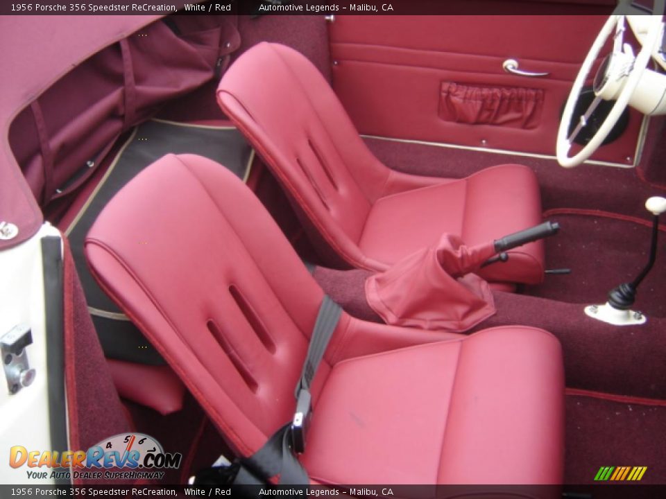 1956 Porsche 356 Speedster ReCreation White / Red Photo #14