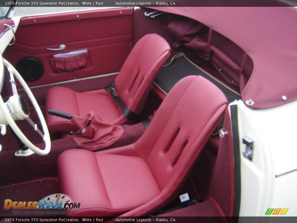 1956 Porsche 356 Speedster ReCreation White / Red Photo #16