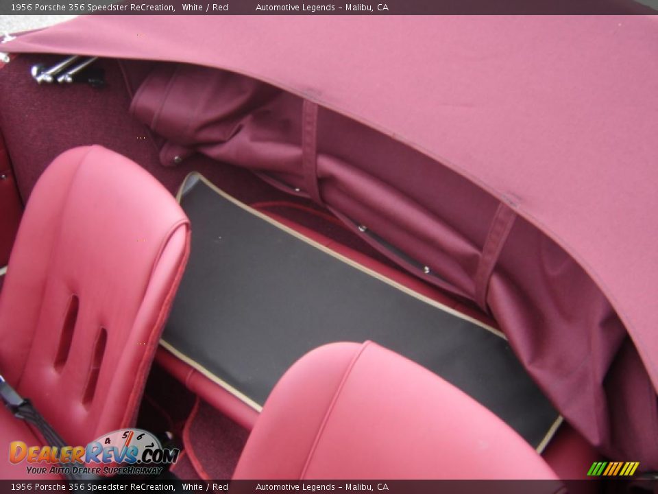 1956 Porsche 356 Speedster ReCreation White / Red Photo #17