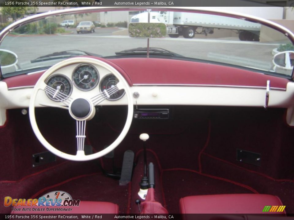 1956 Porsche 356 Speedster ReCreation White / Red Photo #18