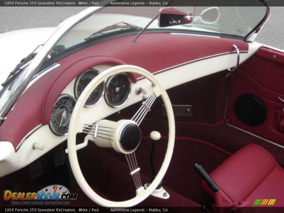 1956 Porsche 356 Speedster ReCreation White / Red Photo #19
