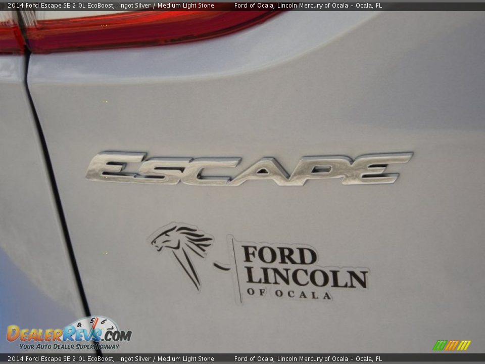 2014 Ford Escape SE 2.0L EcoBoost Ingot Silver / Medium Light Stone Photo #4