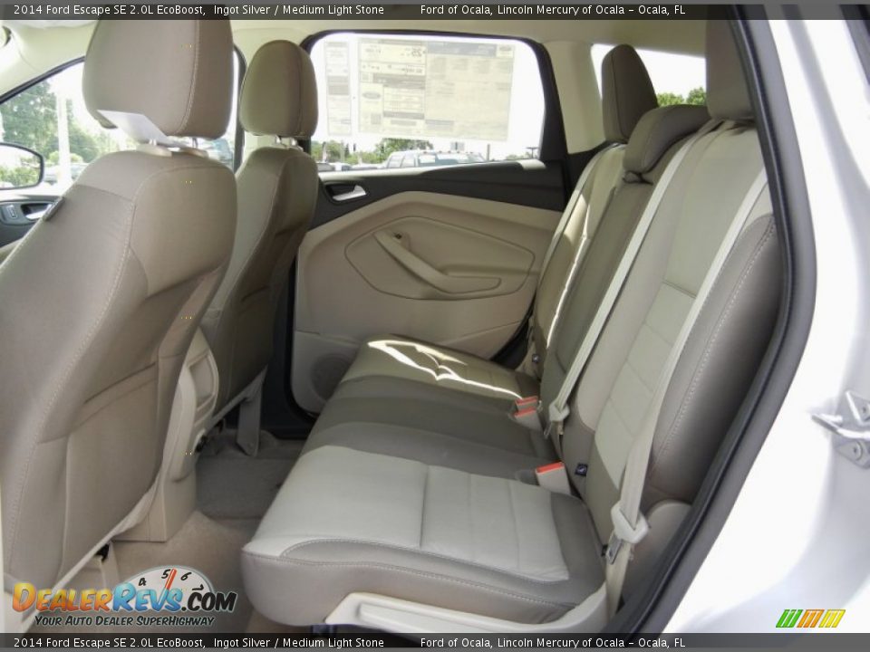 2014 Ford Escape SE 2.0L EcoBoost Ingot Silver / Medium Light Stone Photo #7