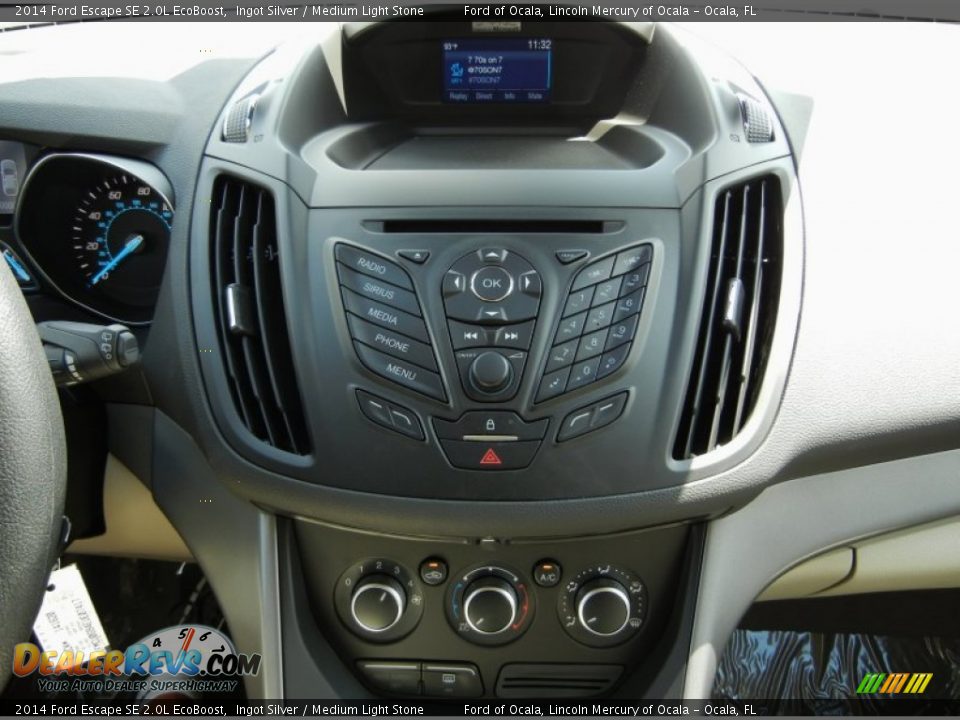 2014 Ford Escape SE 2.0L EcoBoost Ingot Silver / Medium Light Stone Photo #10