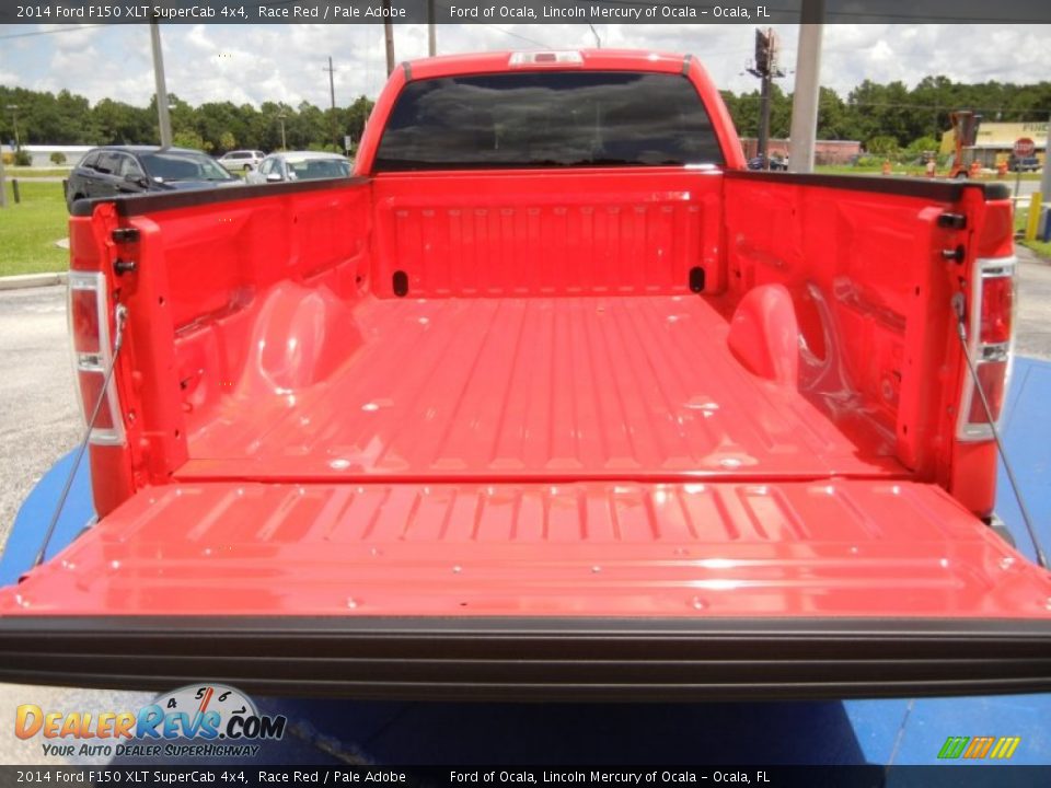 2014 Ford F150 XLT SuperCab 4x4 Race Red / Pale Adobe Photo #4