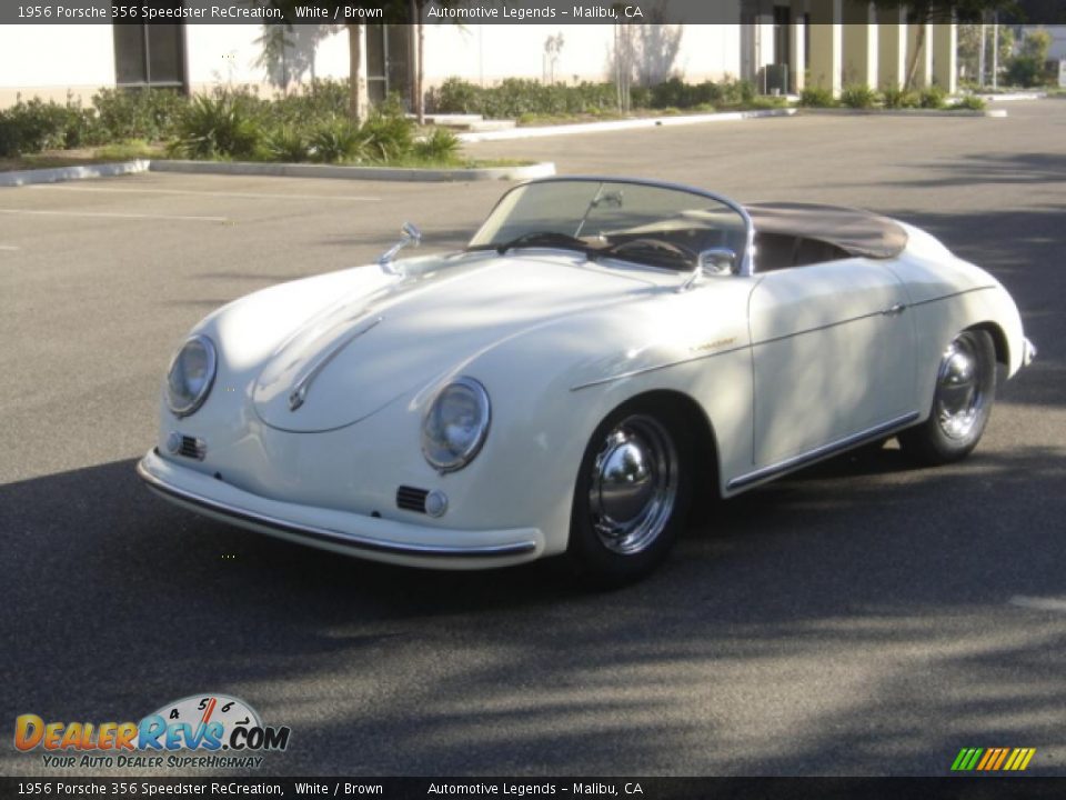 1956 Porsche 356 Speedster ReCreation White / Brown Photo #1