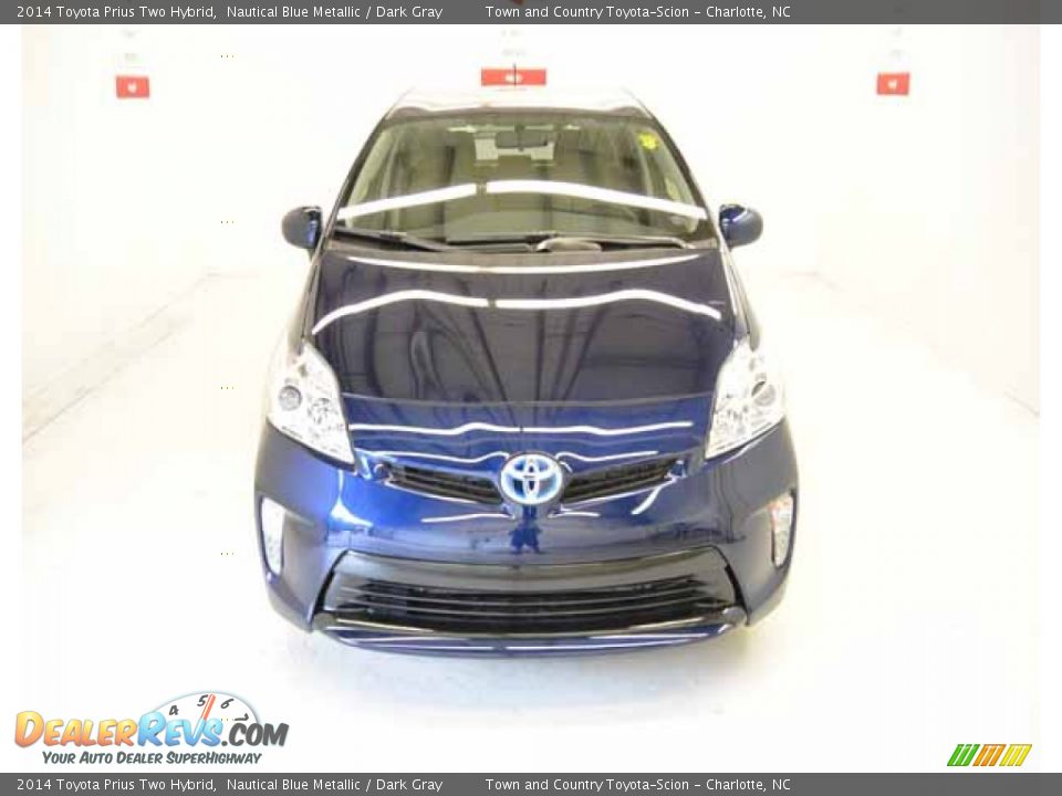 2014 Toyota Prius Two Hybrid Nautical Blue Metallic / Dark Gray Photo #2
