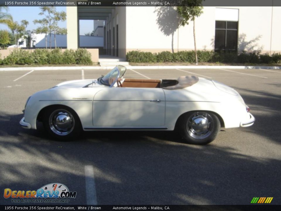 1956 Porsche 356 Speedster ReCreation White / Brown Photo #2