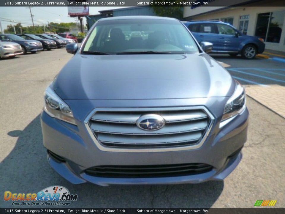 2015 Subaru Legacy 2.5i Premium Twilight Blue Metallic / Slate Black Photo #2