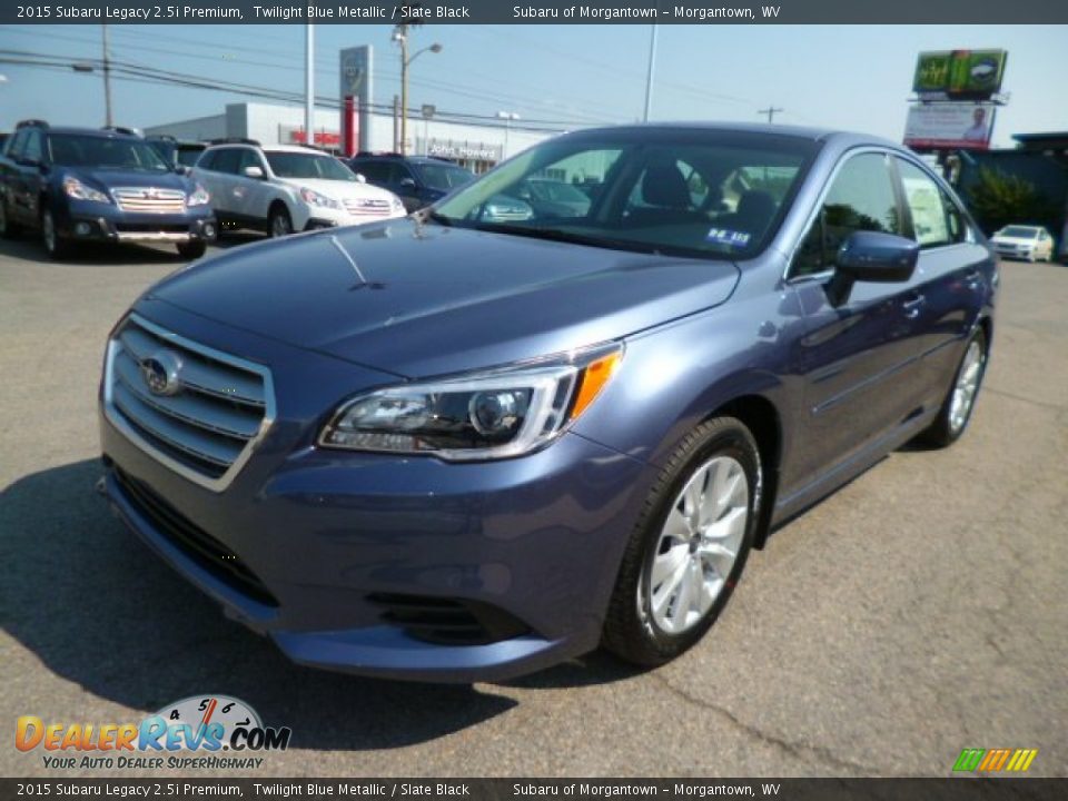 2015 Subaru Legacy 2.5i Premium Twilight Blue Metallic / Slate Black Photo #3