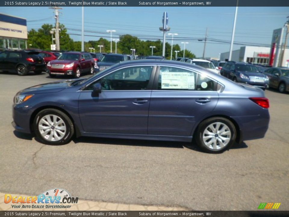 2015 Subaru Legacy 2.5i Premium Twilight Blue Metallic / Slate Black Photo #4