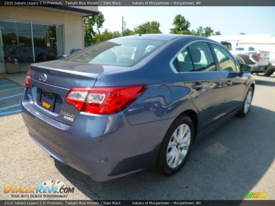 2015 Subaru Legacy 2.5i Premium Twilight Blue Metallic / Slate Black Photo #7