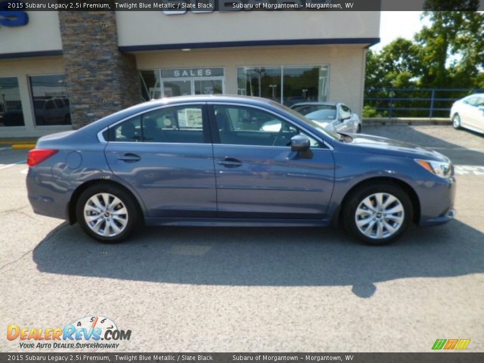 2015 Subaru Legacy 2.5i Premium Twilight Blue Metallic / Slate Black Photo #8