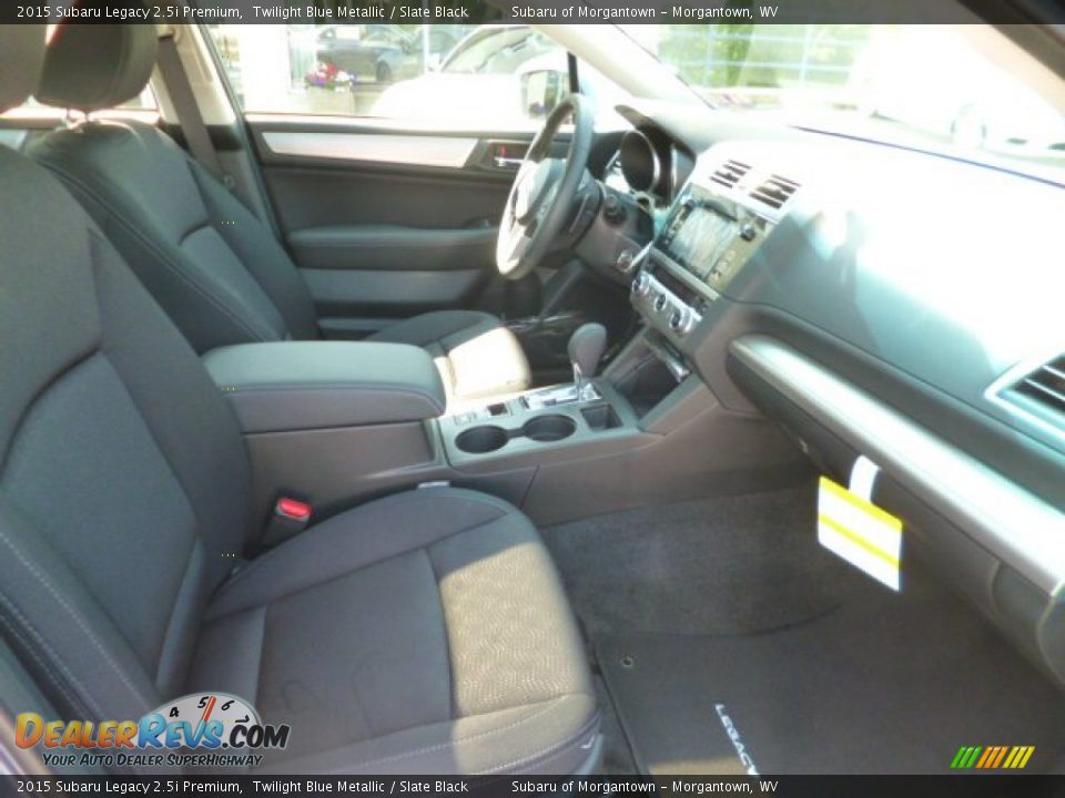 2015 Subaru Legacy 2.5i Premium Twilight Blue Metallic / Slate Black Photo #10