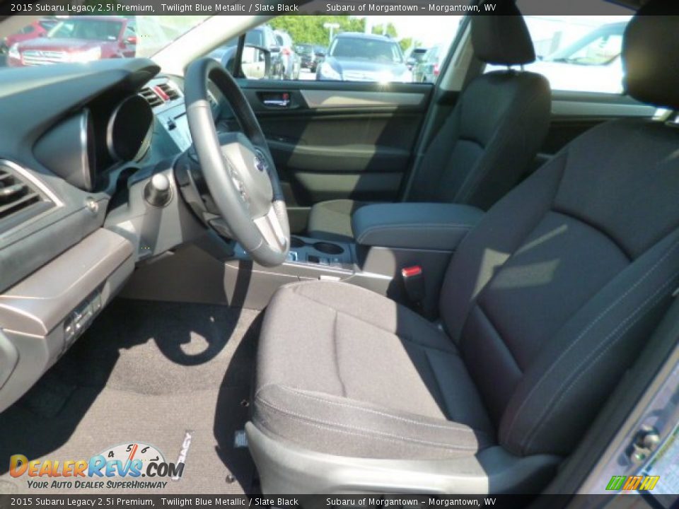2015 Subaru Legacy 2.5i Premium Twilight Blue Metallic / Slate Black Photo #14