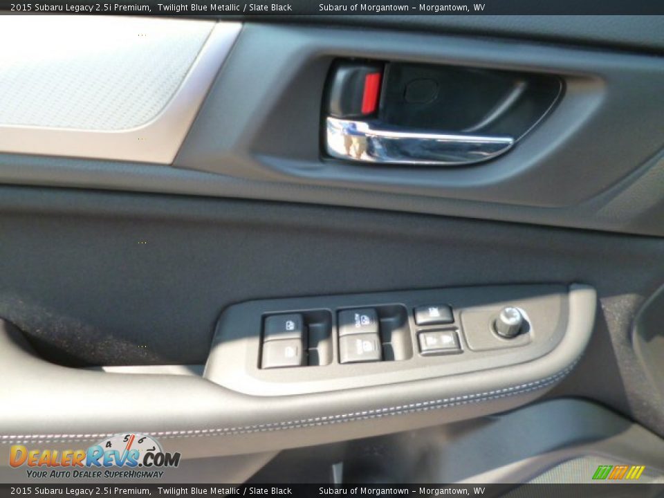 2015 Subaru Legacy 2.5i Premium Twilight Blue Metallic / Slate Black Photo #16