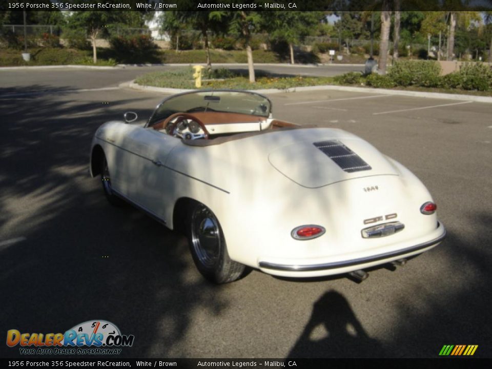 1956 Porsche 356 Speedster ReCreation White / Brown Photo #3