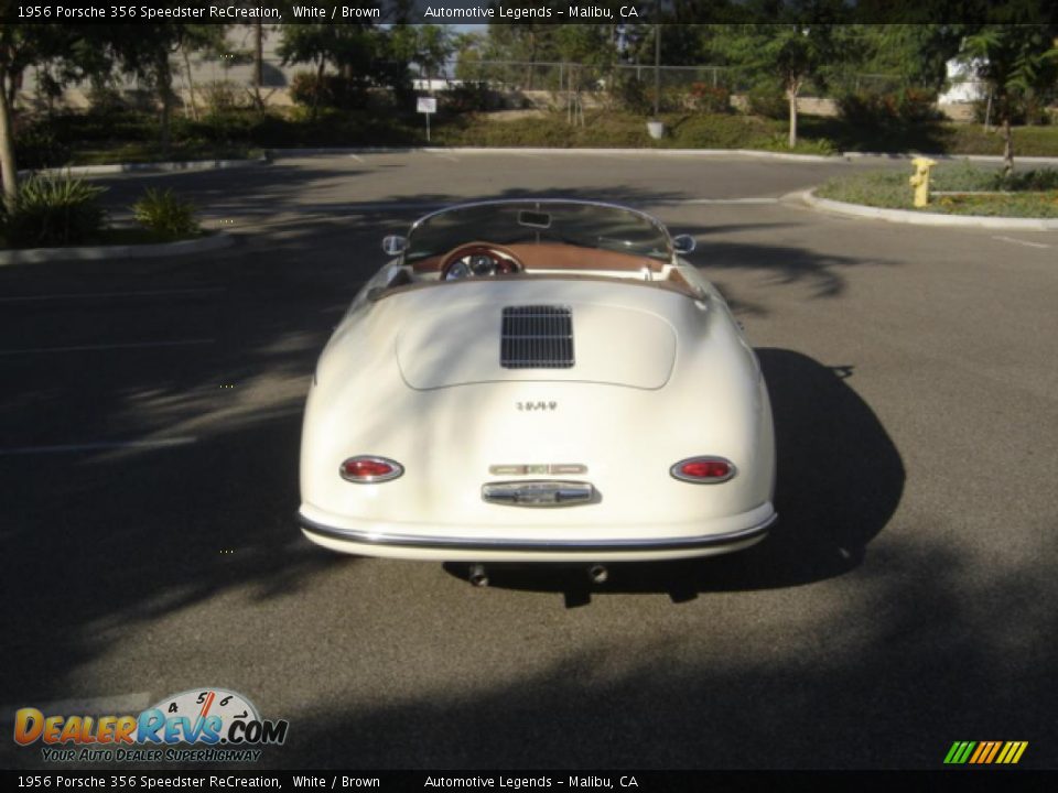 1956 Porsche 356 Speedster ReCreation White / Brown Photo #4