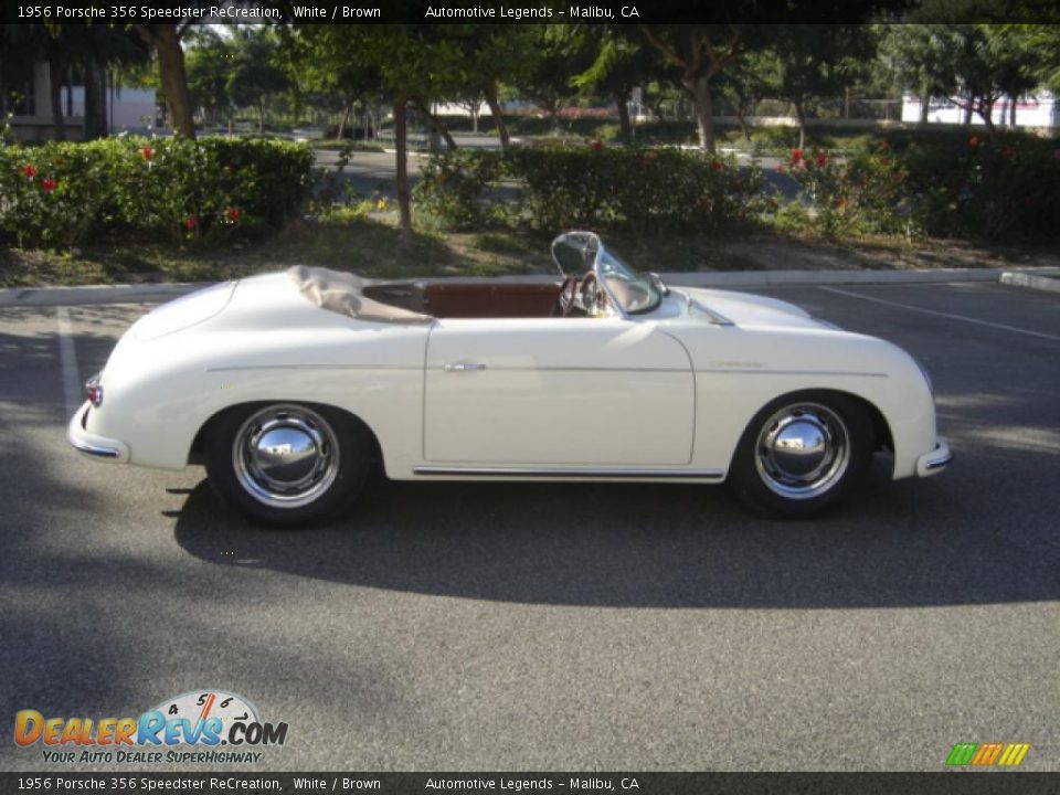 1956 Porsche 356 Speedster ReCreation White / Brown Photo #6