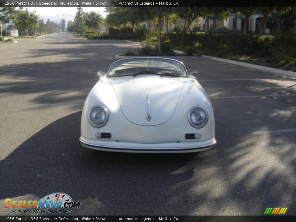1956 Porsche 356 Speedster ReCreation White / Brown Photo #7