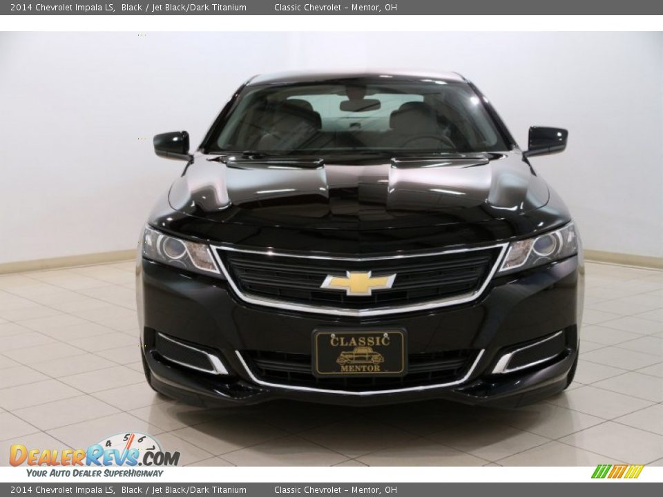 2014 Chevrolet Impala LS Black / Jet Black/Dark Titanium Photo #2