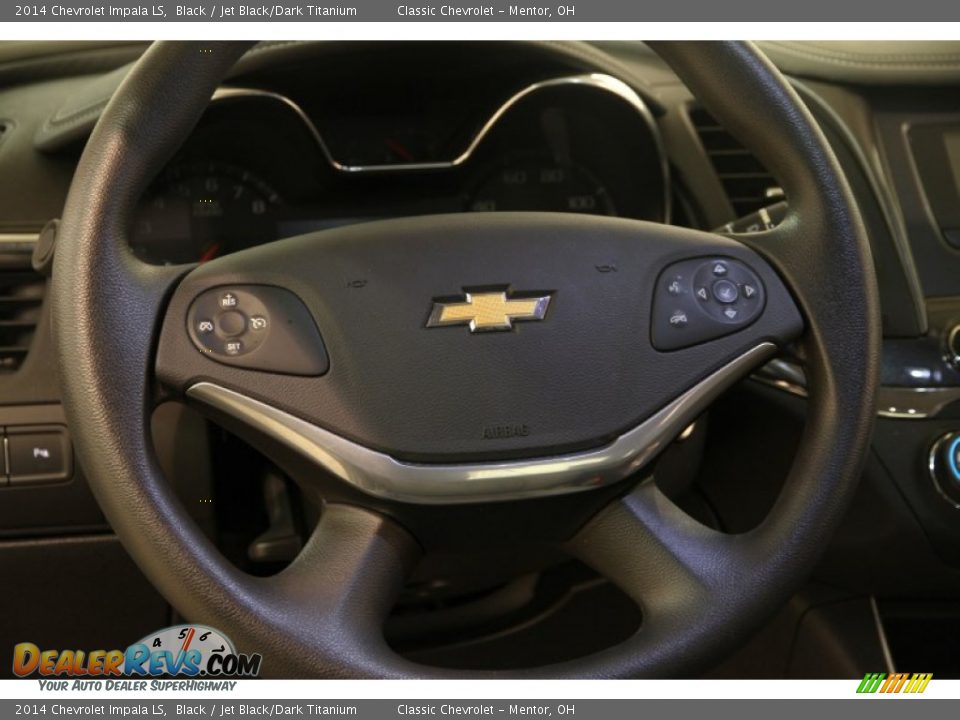 2014 Chevrolet Impala LS Black / Jet Black/Dark Titanium Photo #6