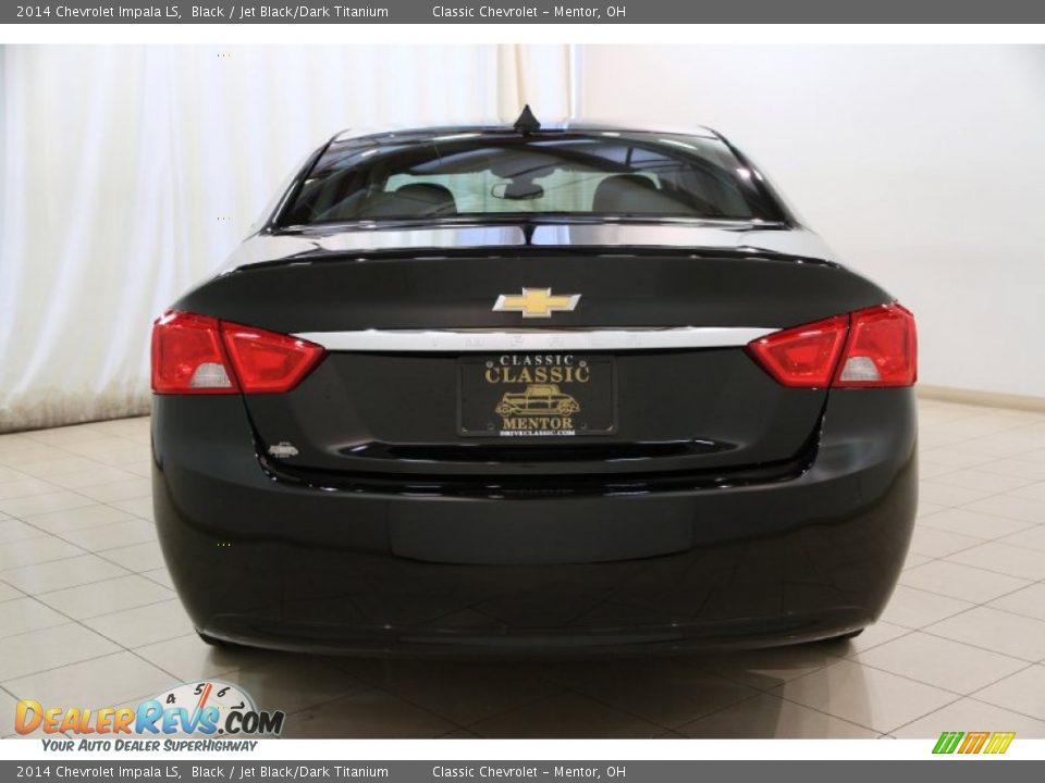 2014 Chevrolet Impala LS Black / Jet Black/Dark Titanium Photo #14