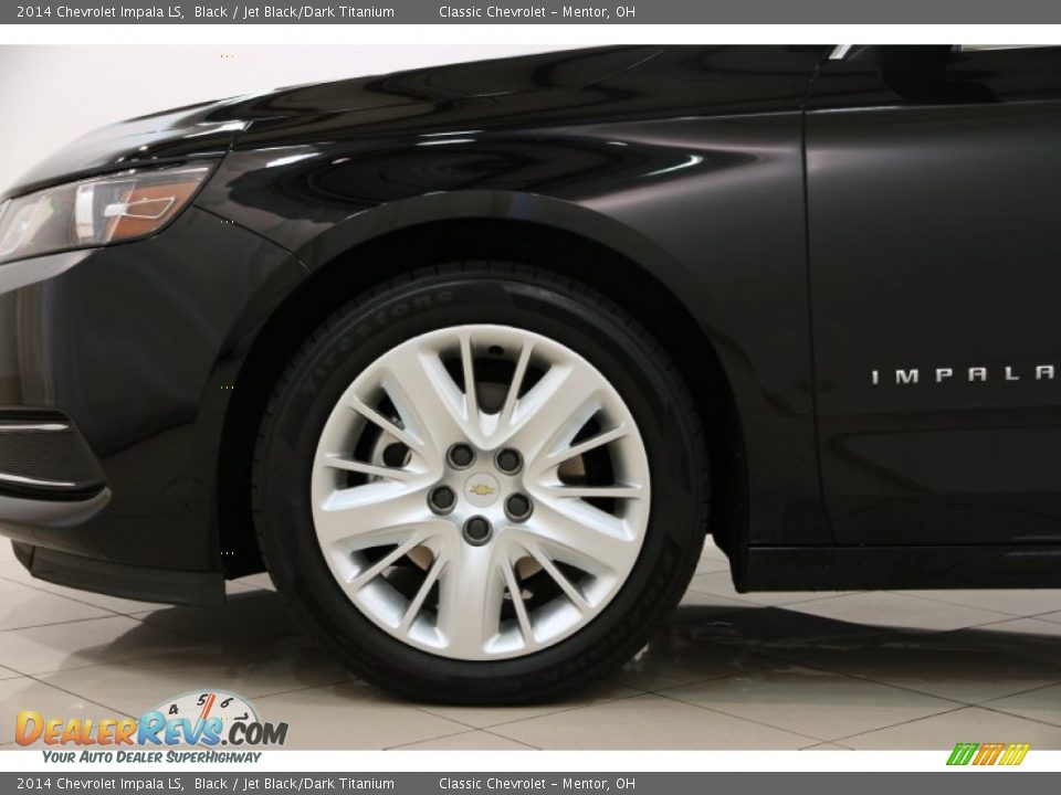 2014 Chevrolet Impala LS Black / Jet Black/Dark Titanium Photo #16