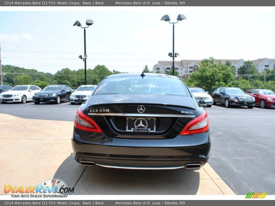 2014 Mercedes-Benz CLS 550 4Matic Coupe Black / Black Photo #6