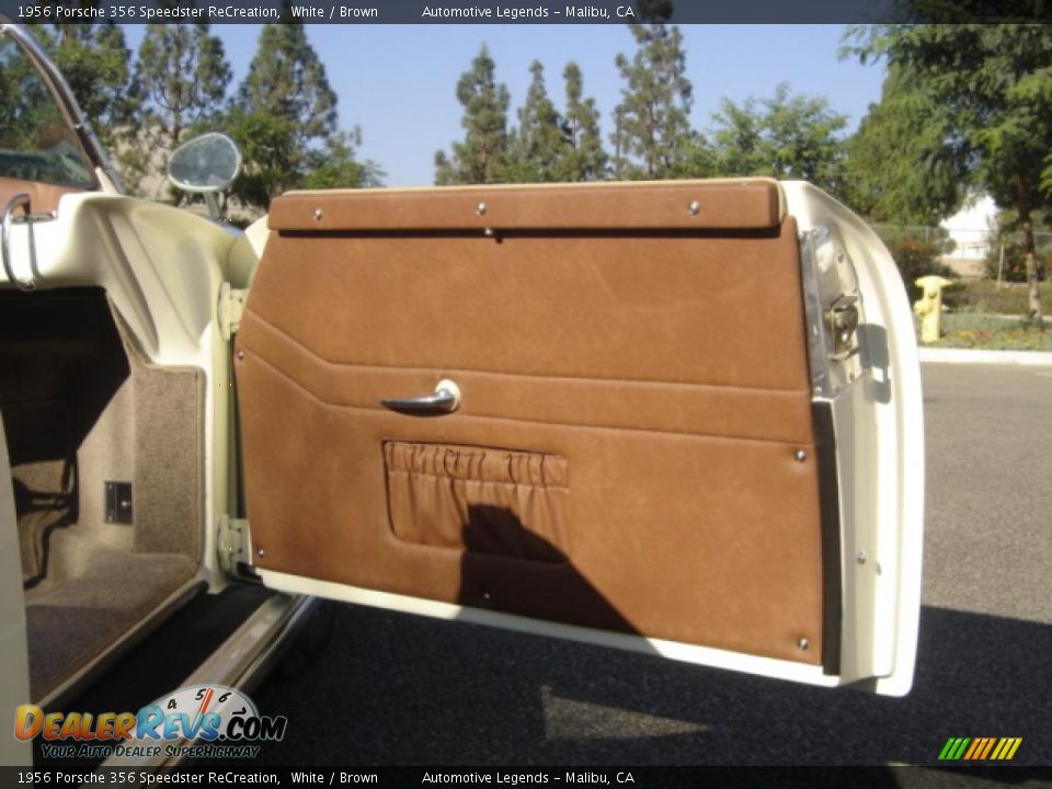 1956 Porsche 356 Speedster ReCreation White / Brown Photo #12