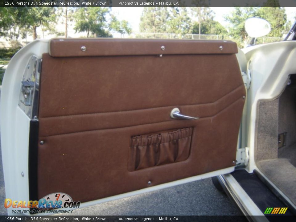 1956 Porsche 356 Speedster ReCreation White / Brown Photo #14