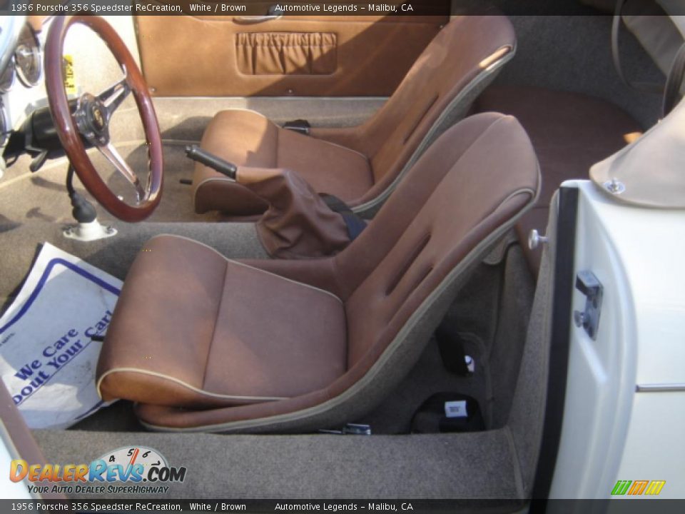 1956 Porsche 356 Speedster ReCreation White / Brown Photo #15