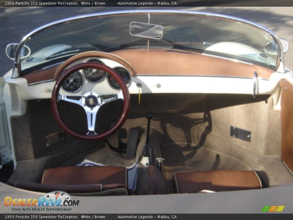 1956 Porsche 356 Speedster ReCreation White / Brown Photo #16