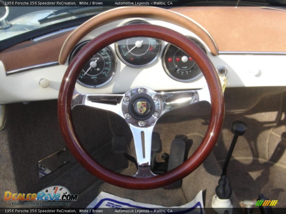 1956 Porsche 356 Speedster ReCreation White / Brown Photo #17