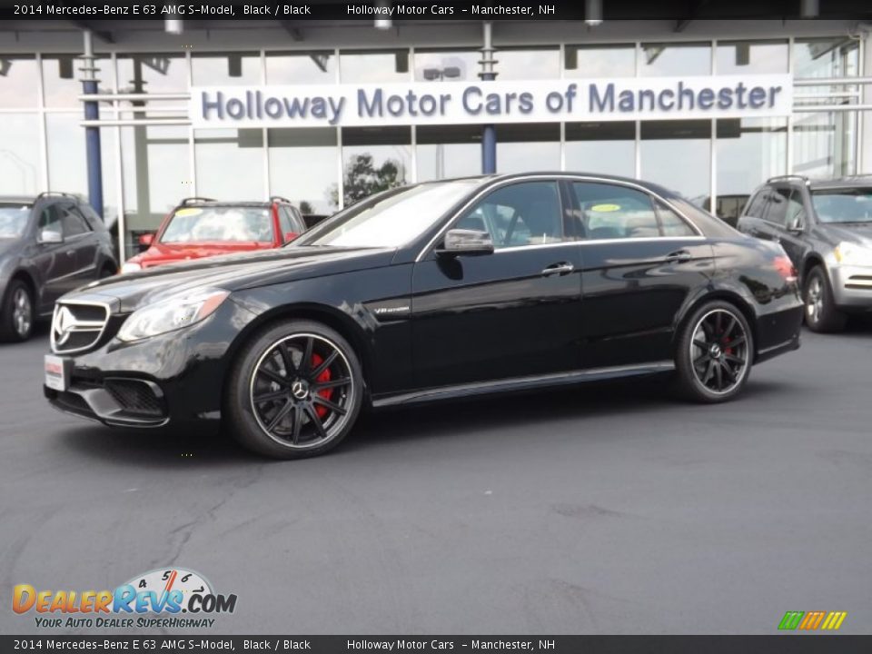 2014 Mercedes-Benz E 63 AMG S-Model Black / Black Photo #1