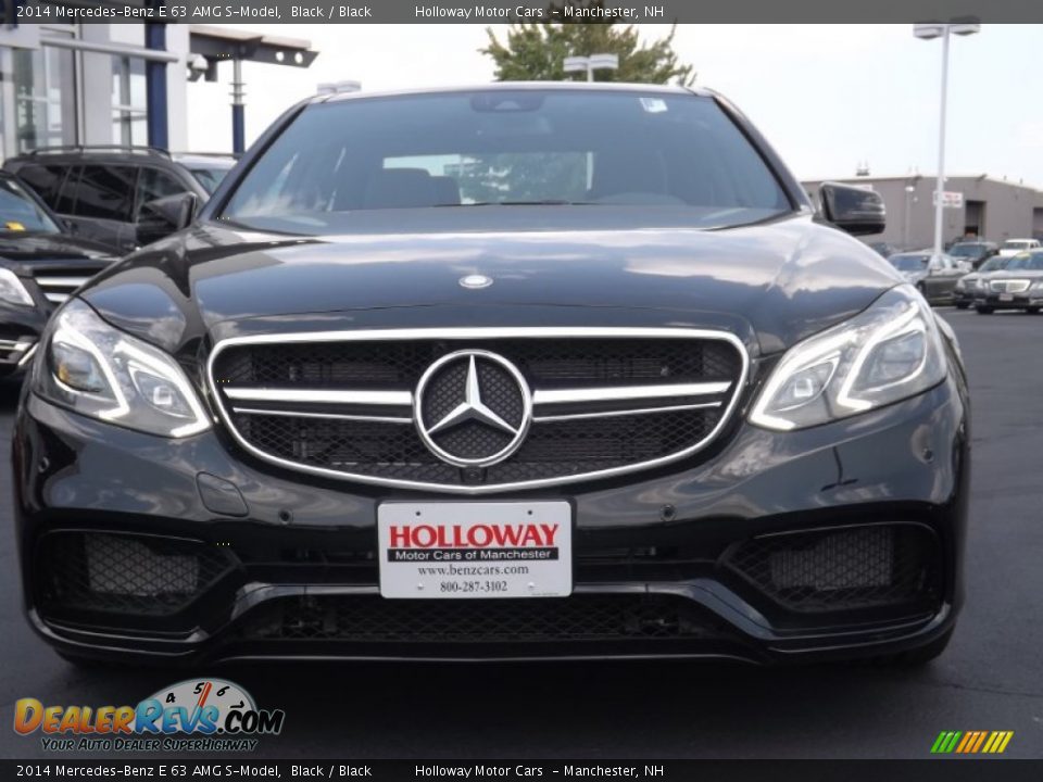 2014 Mercedes-Benz E 63 AMG S-Model Black / Black Photo #2