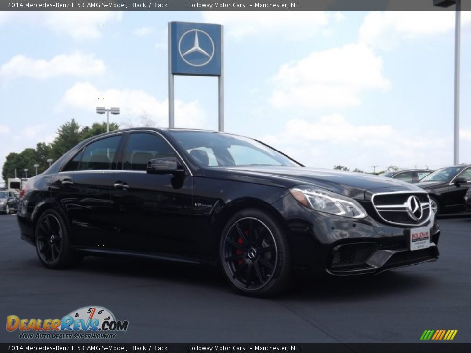 2014 Mercedes-Benz E 63 AMG S-Model Black / Black Photo #3