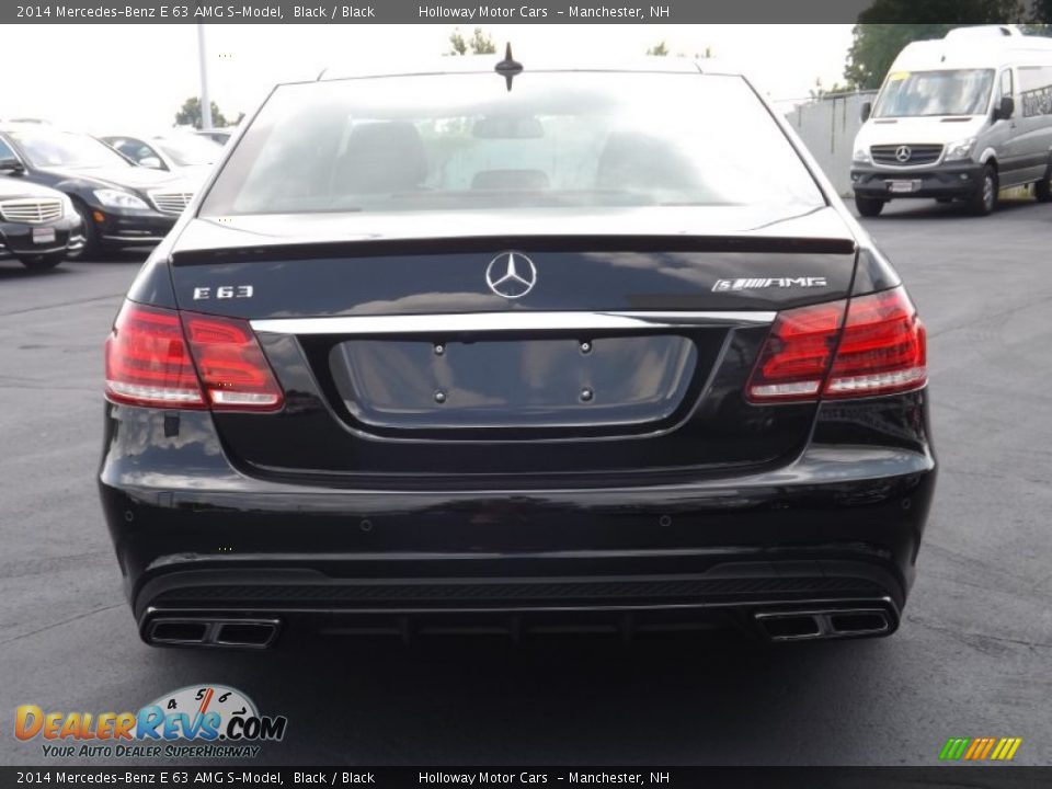 2014 Mercedes-Benz E 63 AMG S-Model Black / Black Photo #4