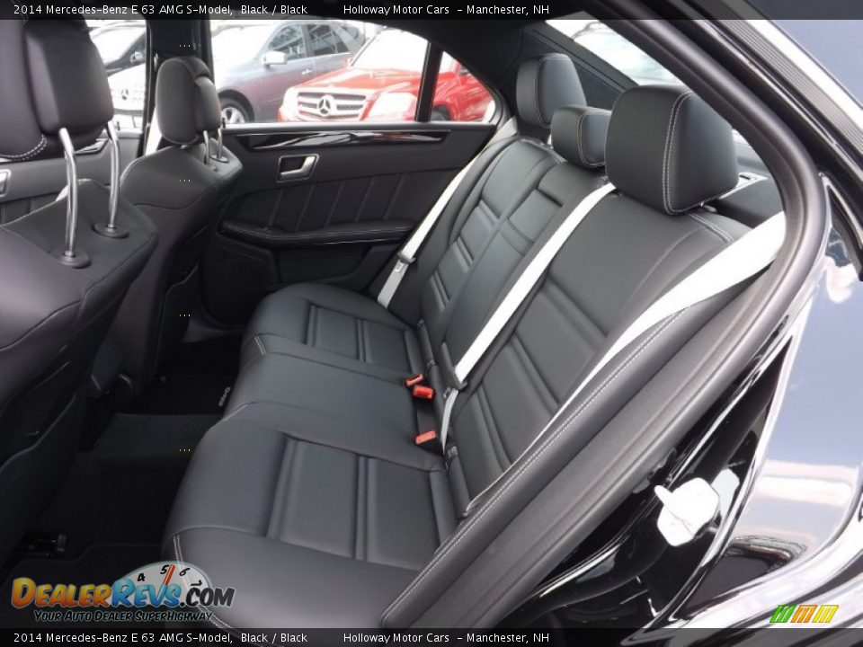 Rear Seat of 2014 Mercedes-Benz E 63 AMG S-Model Photo #7