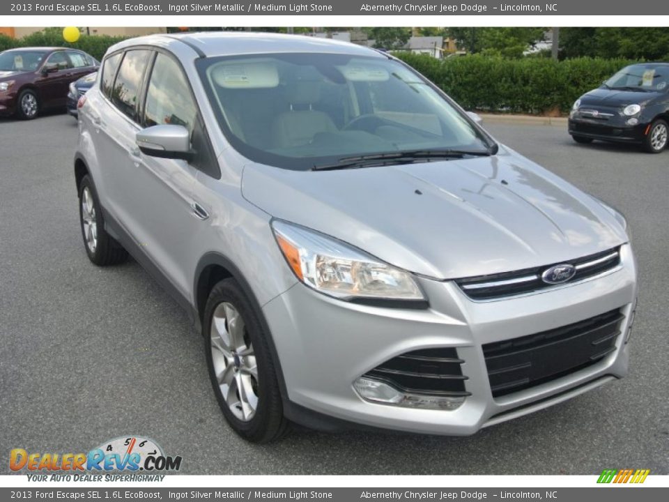 2013 Ford Escape SEL 1.6L EcoBoost Ingot Silver Metallic / Medium Light Stone Photo #2