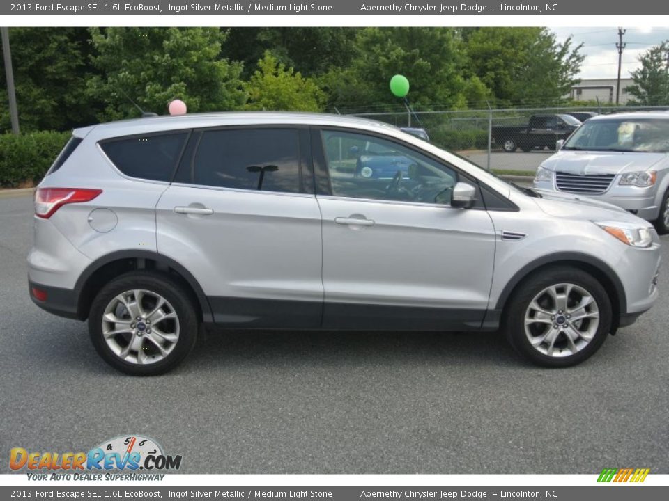 2013 Ford Escape SEL 1.6L EcoBoost Ingot Silver Metallic / Medium Light Stone Photo #3