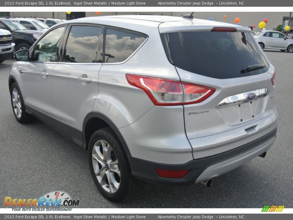 2013 Ford Escape SEL 1.6L EcoBoost Ingot Silver Metallic / Medium Light Stone Photo #5