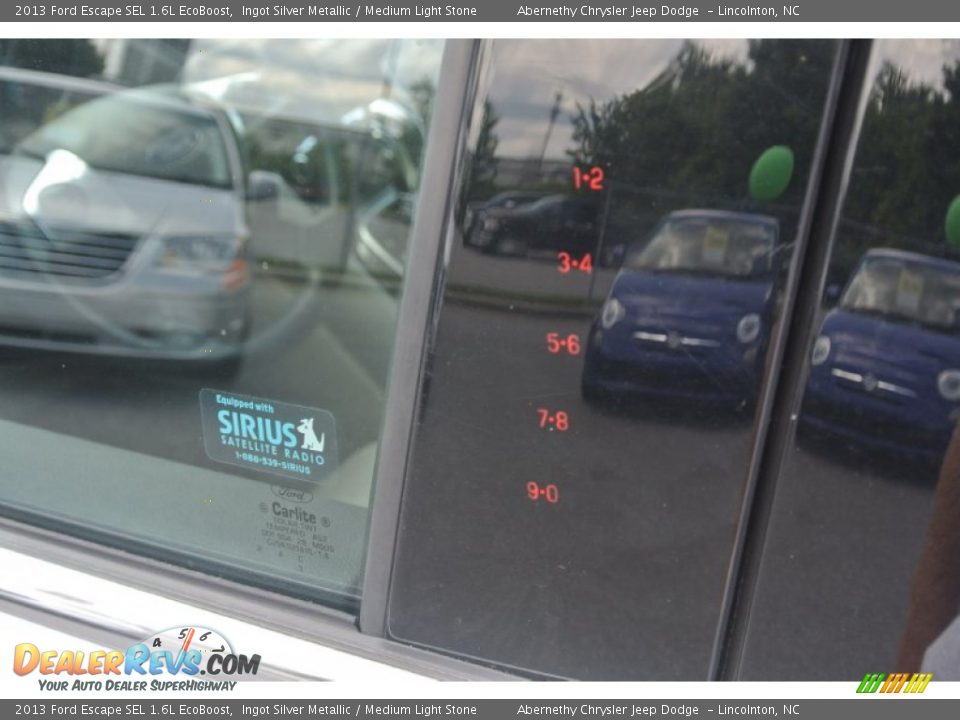 2013 Ford Escape SEL 1.6L EcoBoost Ingot Silver Metallic / Medium Light Stone Photo #7