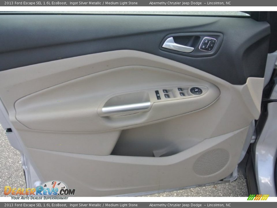 2013 Ford Escape SEL 1.6L EcoBoost Ingot Silver Metallic / Medium Light Stone Photo #10