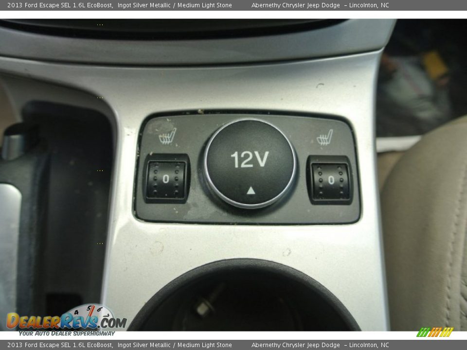 2013 Ford Escape SEL 1.6L EcoBoost Ingot Silver Metallic / Medium Light Stone Photo #12