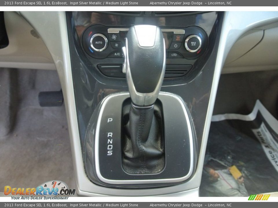 2013 Ford Escape SEL 1.6L EcoBoost Ingot Silver Metallic / Medium Light Stone Photo #13