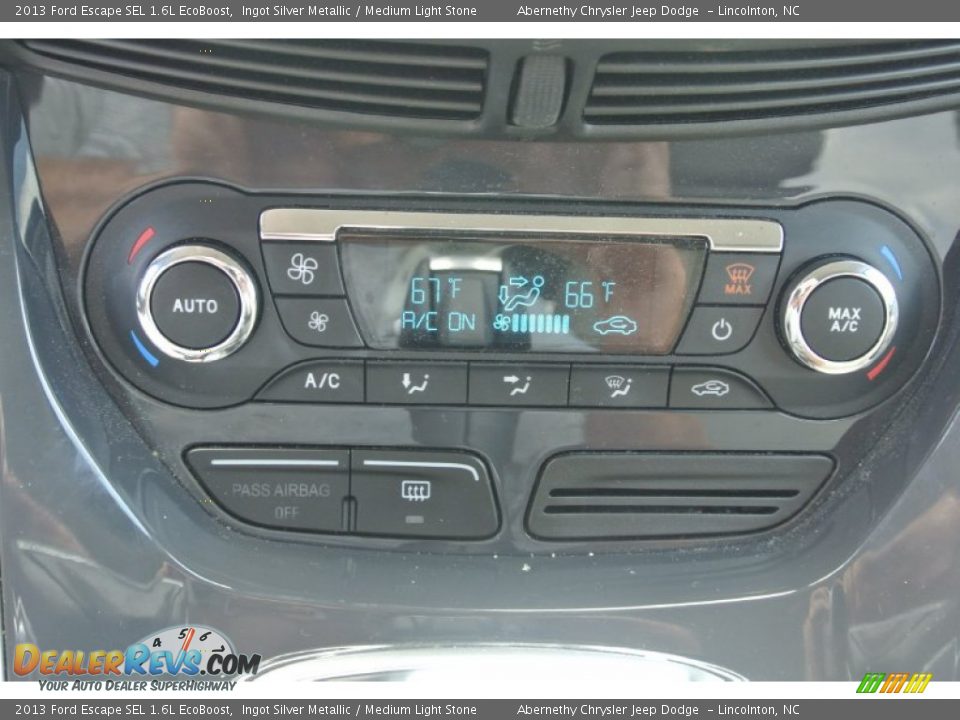2013 Ford Escape SEL 1.6L EcoBoost Ingot Silver Metallic / Medium Light Stone Photo #14