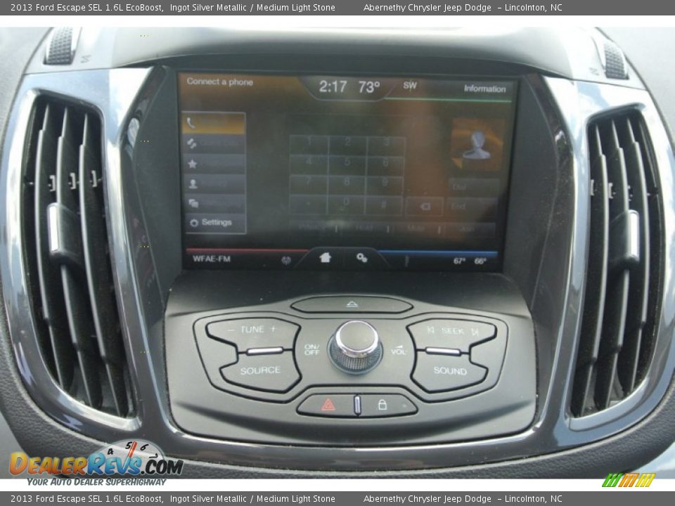 2013 Ford Escape SEL 1.6L EcoBoost Ingot Silver Metallic / Medium Light Stone Photo #15